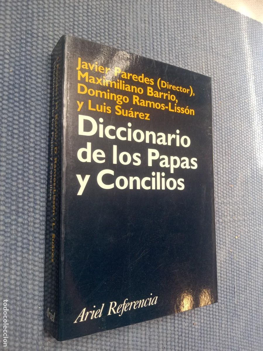 Libros de segunda mano: Diccionario de los Papas y Concilios - Foto 1