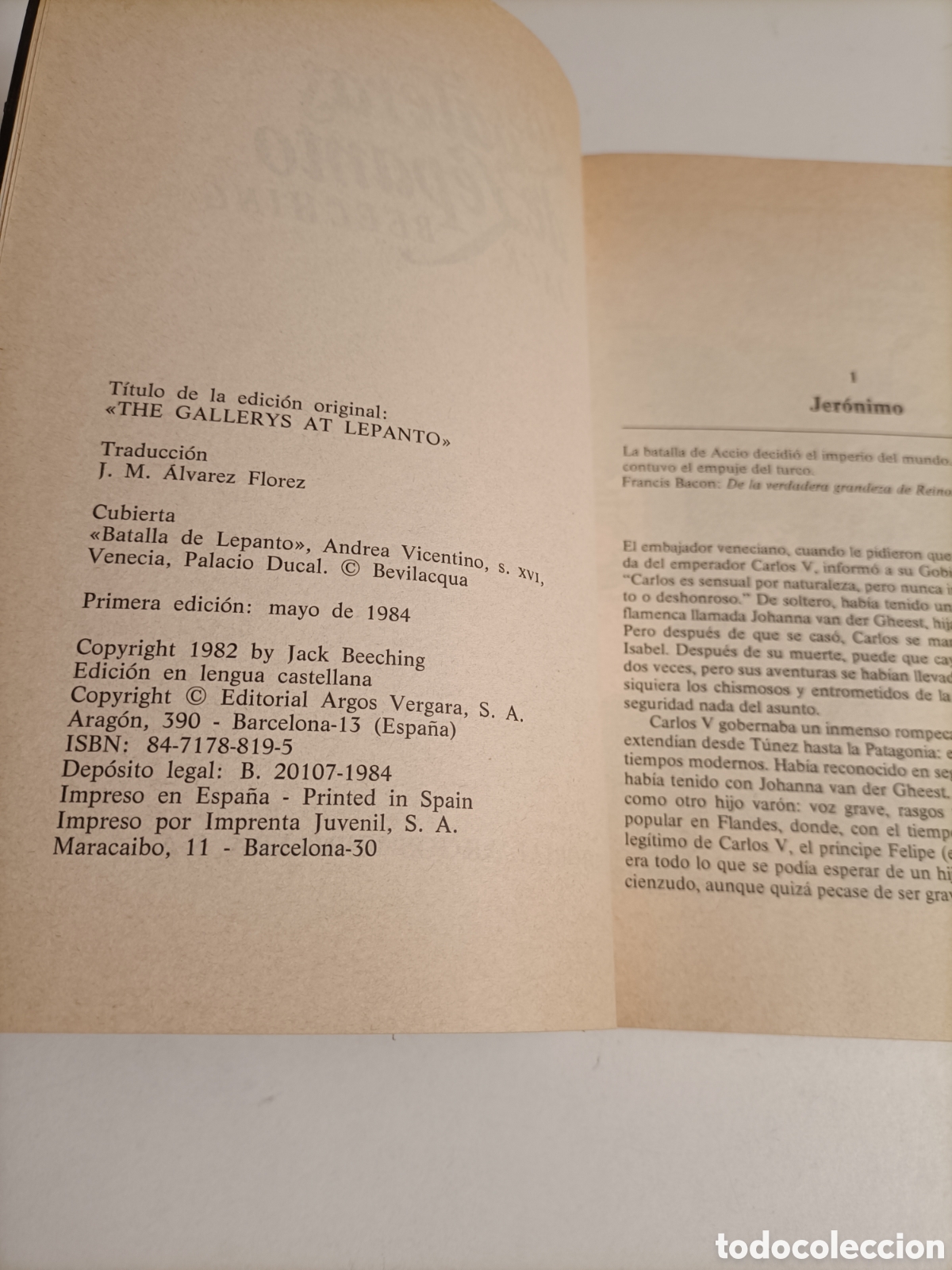 Libros de segunda mano: Las galeras de Lepanto Jack Beeching - Foto 10