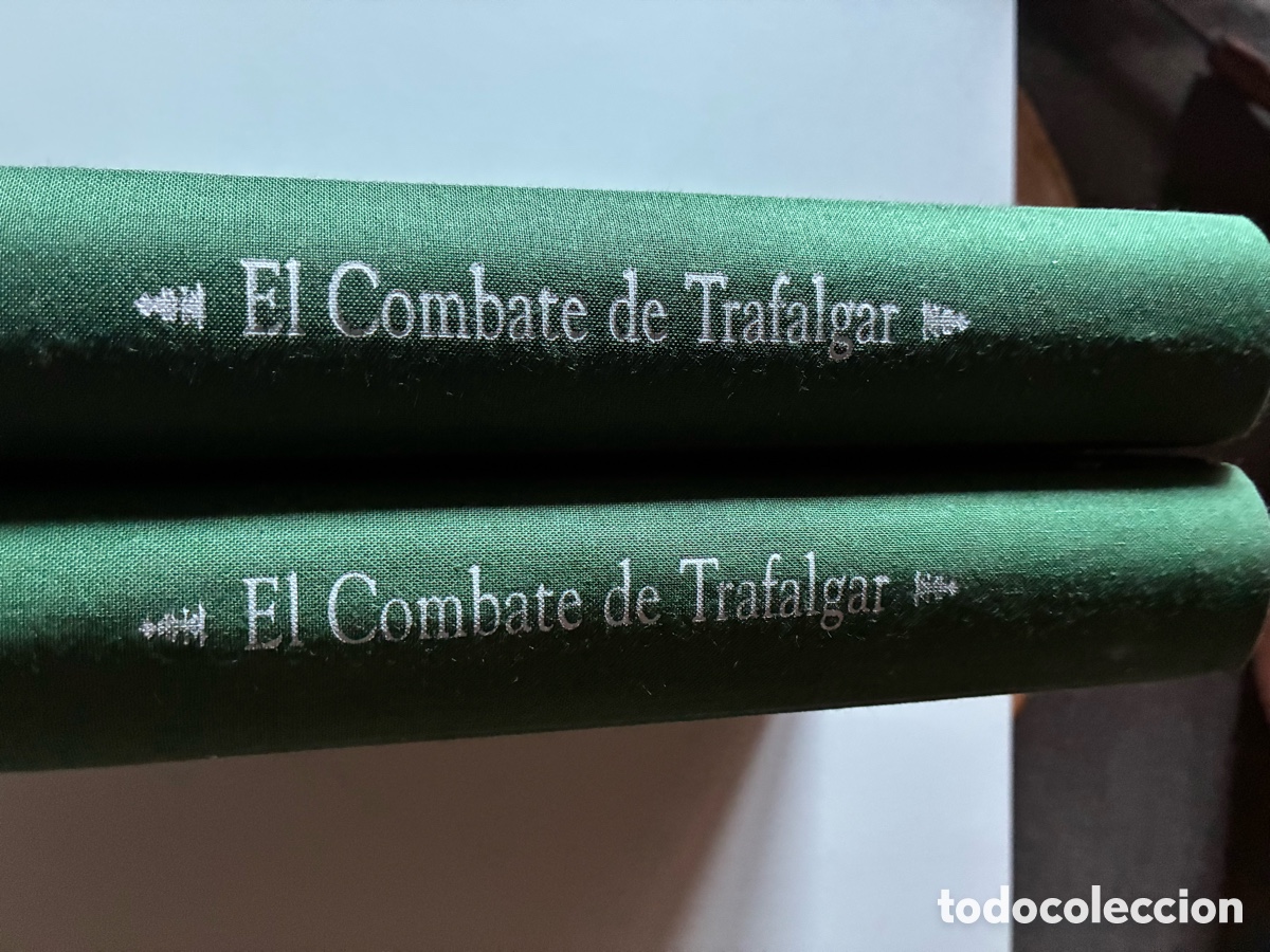 Libros de segunda mano: EL COMBATE DE TRAFALGAR. FACS&Iacute;MIL. 2 TOMOS - Foto 3