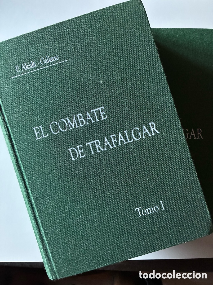 Libros de segunda mano: EL COMBATE DE TRAFALGAR. FACS&Iacute;MIL. 2 TOMOS - Foto 1