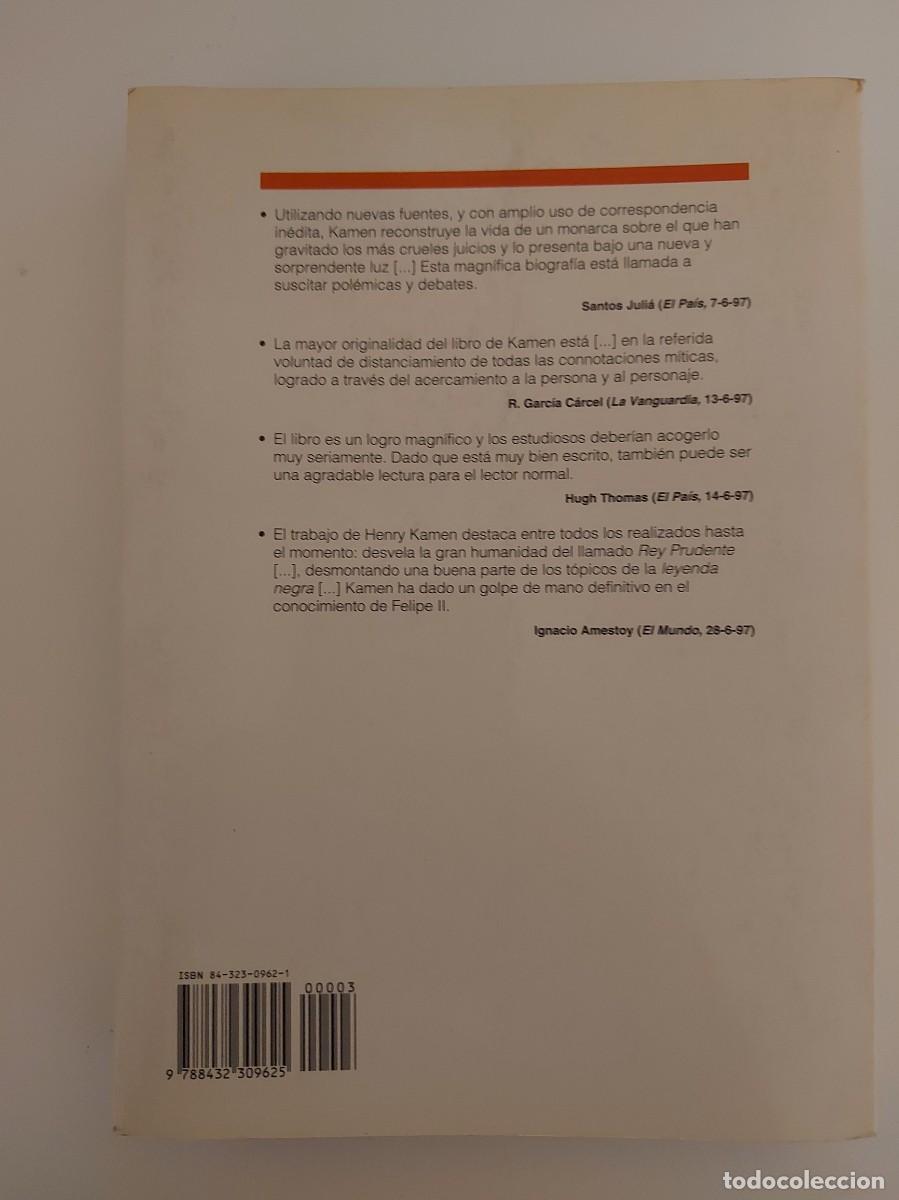 Libros de segunda mano: Felipe de Espa&ntilde;a. Henry Kamen - Foto 2