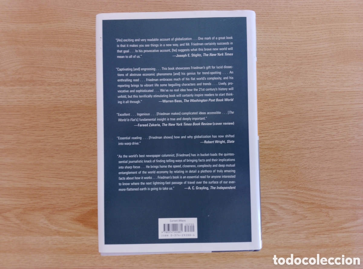 Libros de segunda mano: &rdquo;The World Is Flat&rdquo; Thomas L. Fieldman - Foto 3