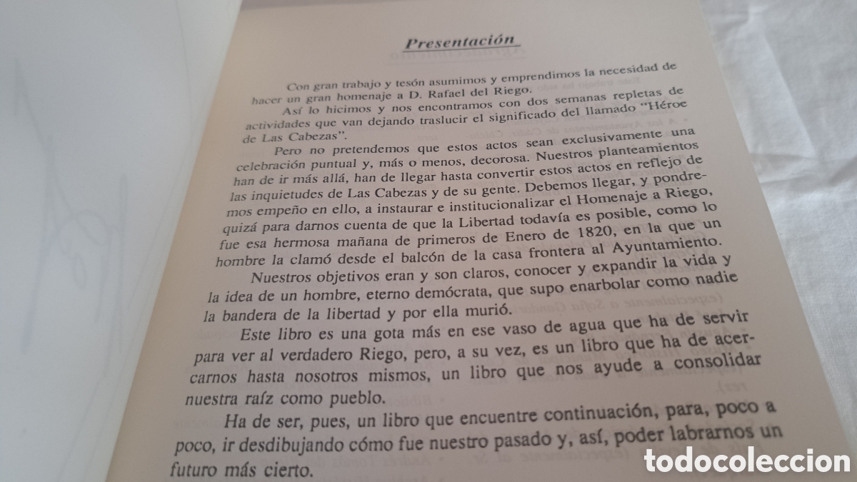 Libros de segunda mano: RIEGO, HEROE DE LAS CABEZAS. 1988 - Foto 3