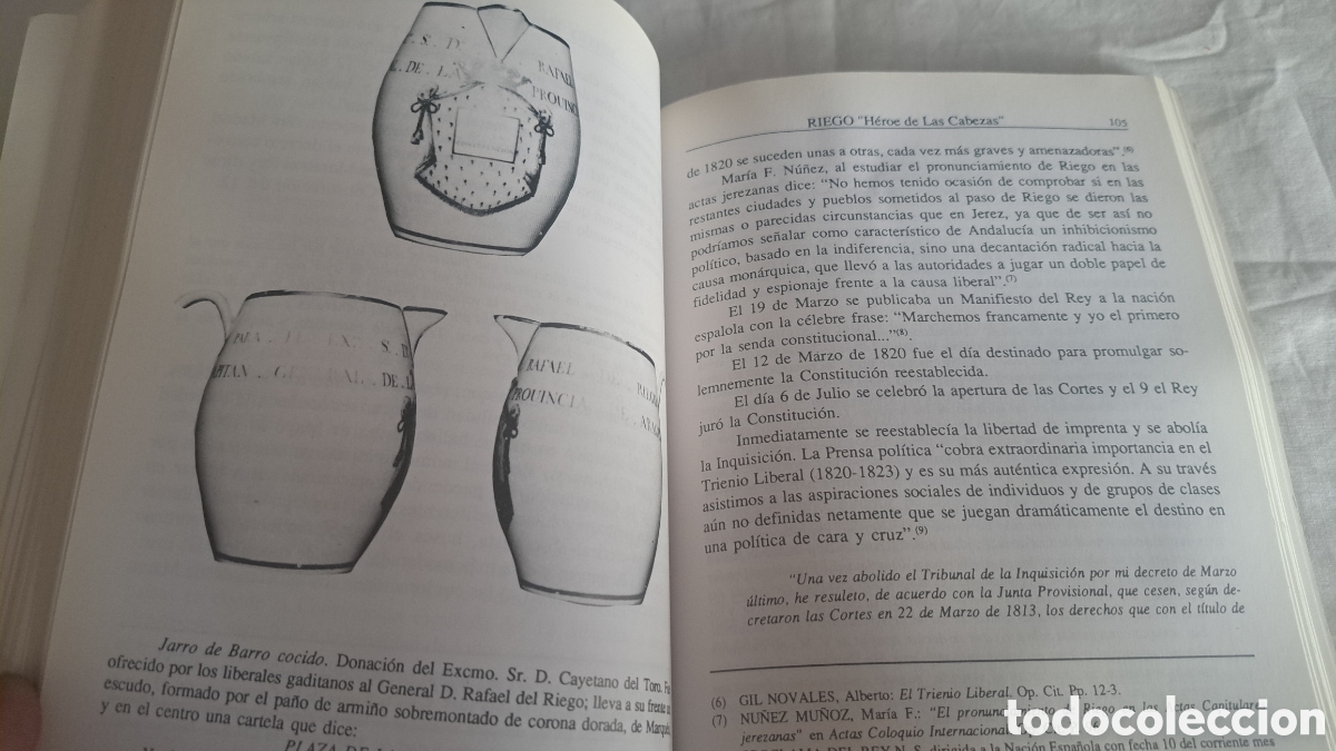 Libros de segunda mano: RIEGO, HEROE DE LAS CABEZAS. 1988 - Foto 6