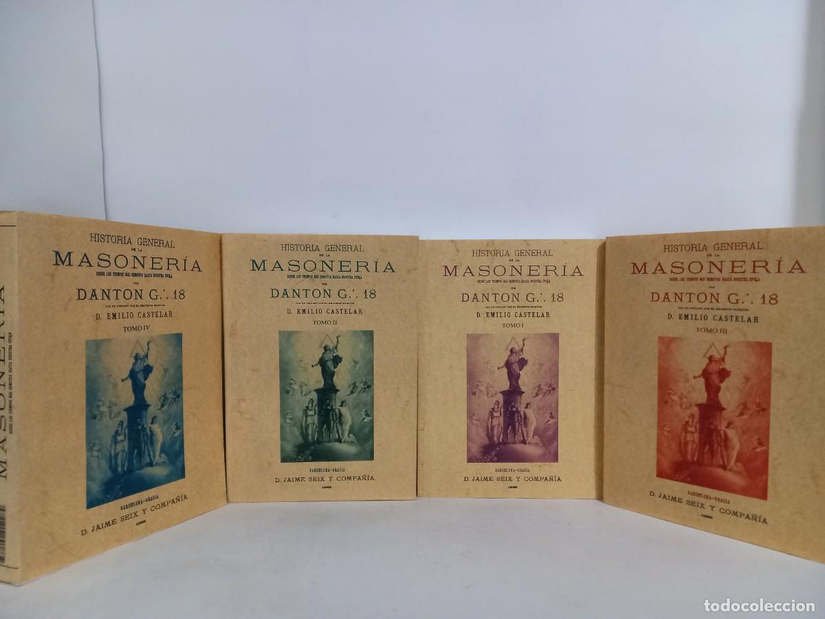 Libros de segunda mano: HISTORIA GENERAL DE LA MASONERIA. 4 TOMOS. FACSIMIL - Foto 2