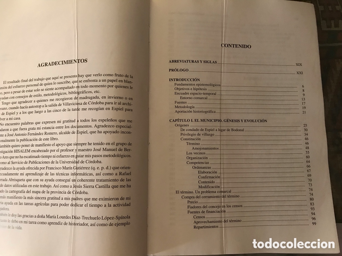 Libros de segunda mano: Espiel, 1545-1821. Municipio, jurisdicci&oacute;n y poder. - Foto 4