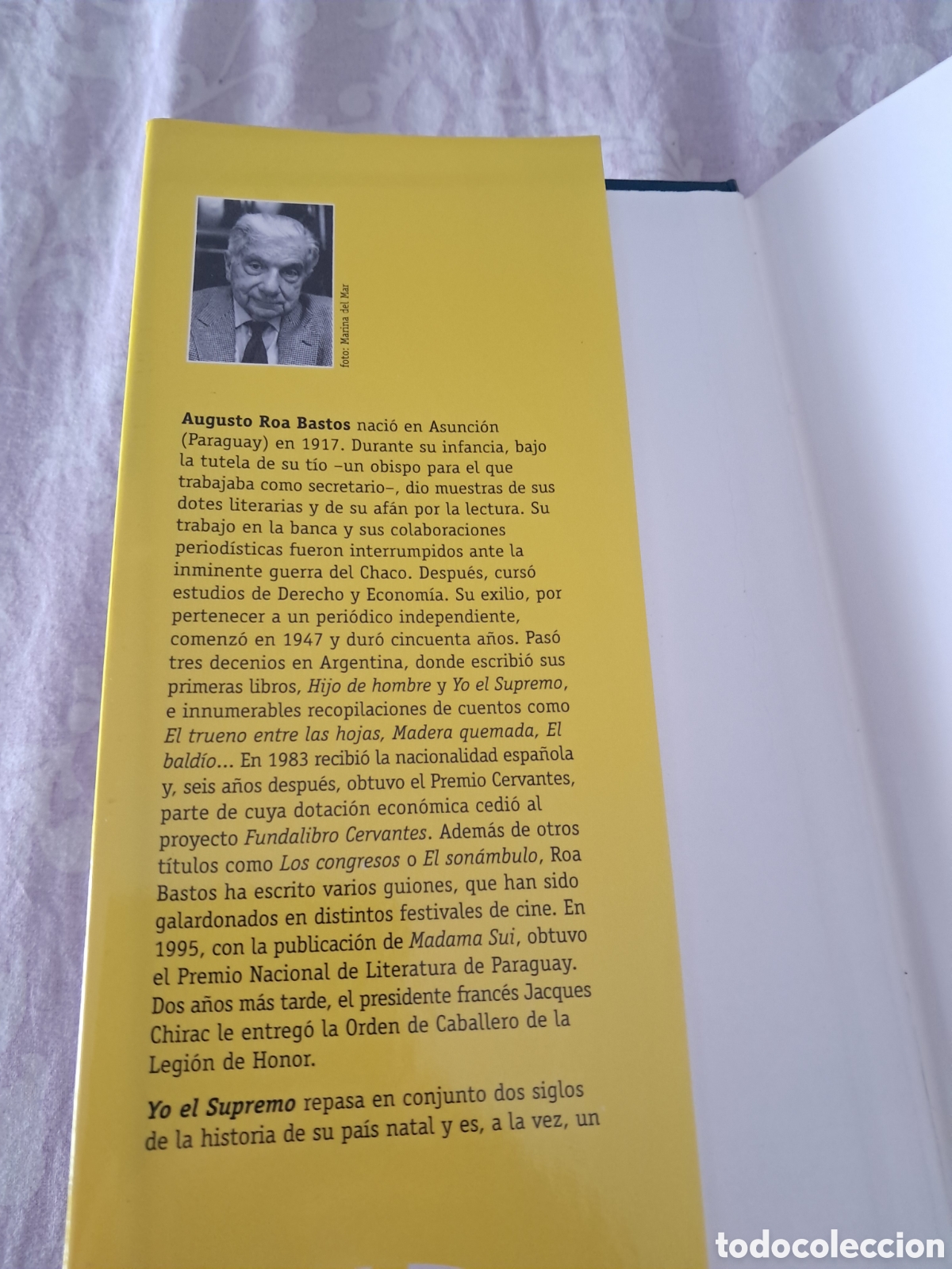 Libros de segunda mano: Yo el supremo Augusto Roa Bastos - Foto 3