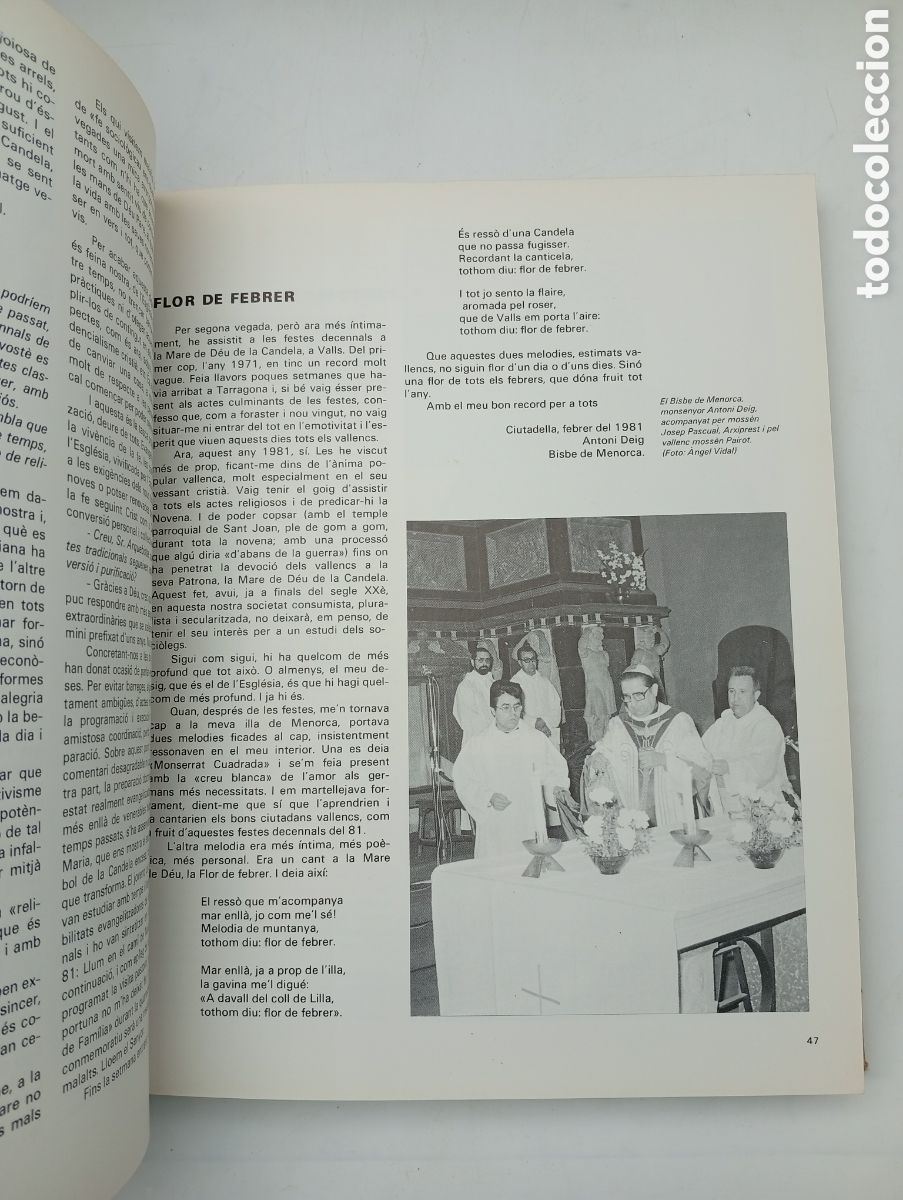 Libros de segunda mano: Libro festes decennals de Valls 1981 - Foto 9