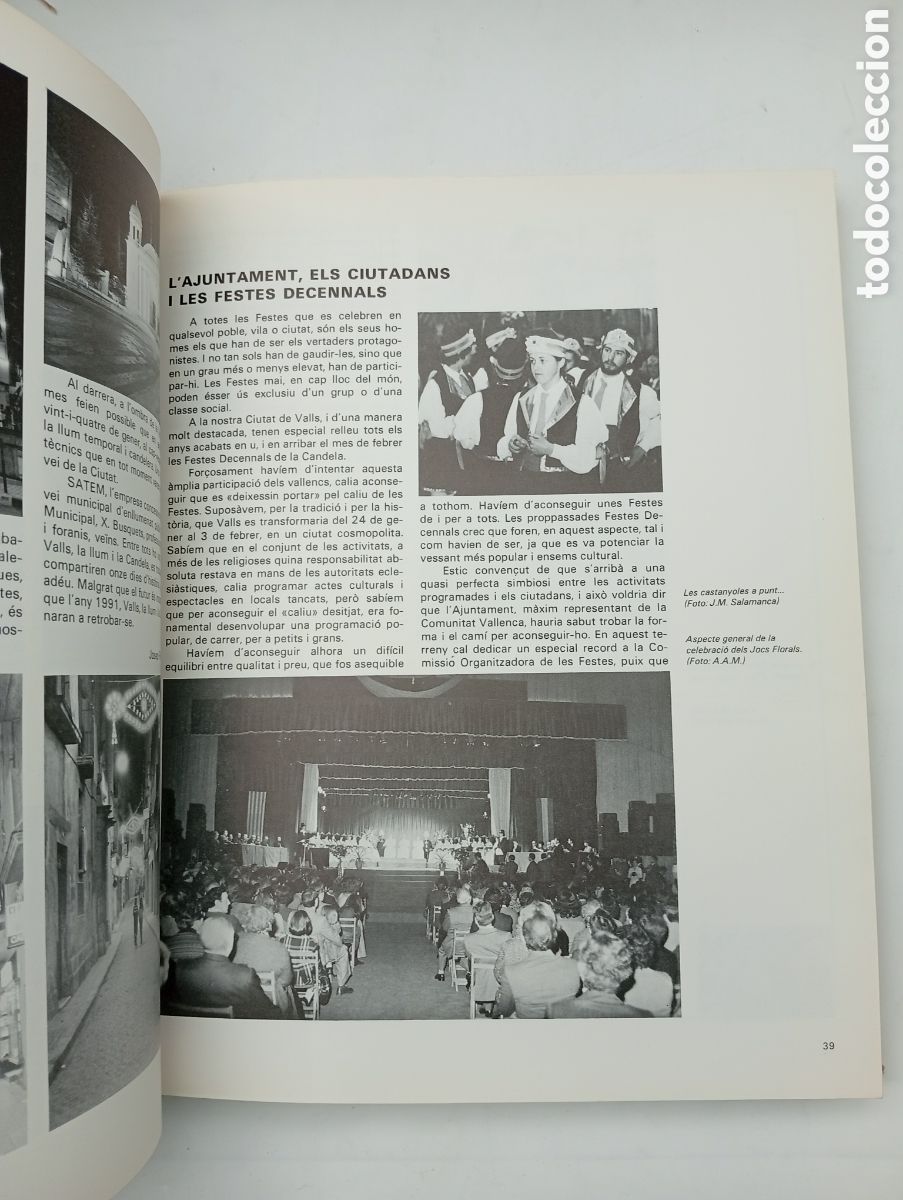 Libros de segunda mano: Libro festes decennals de Valls 1981 - Foto 10
