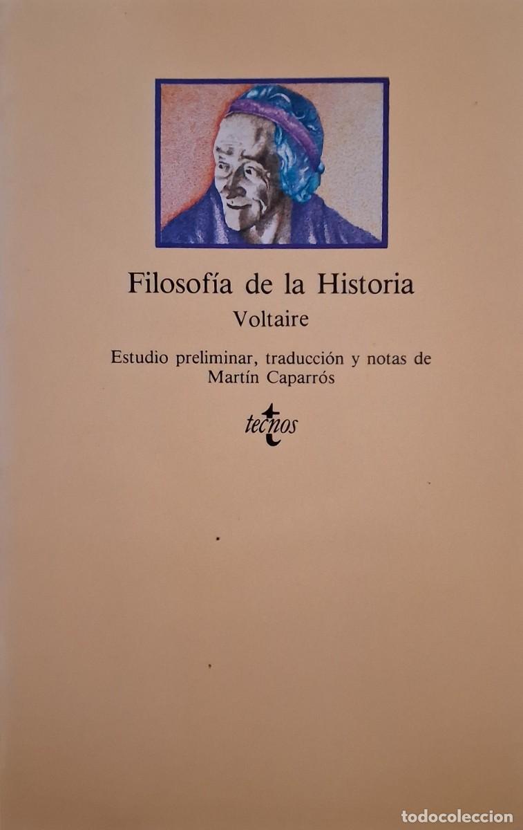 Libros de segunda mano: FILOSOFIA DE LA HISTORIA (Voltaire) - Foto 1