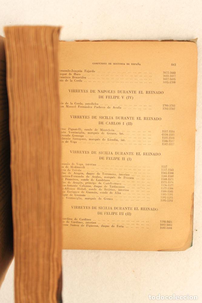 Libros de segunda mano: Compendio de Historia de Espa&ntilde;a - C. P&eacute;rez Bustamante - Foto 6