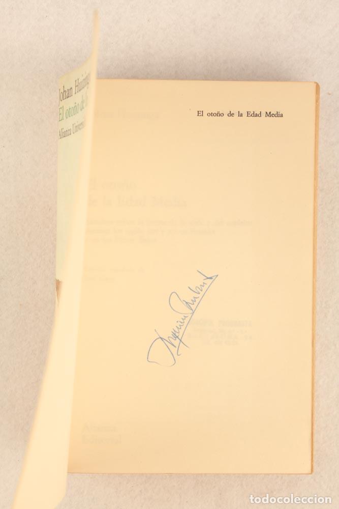 Libros de segunda mano: El oto&ntilde;o de la Edad Media - Johan Huizinga - Foto 3