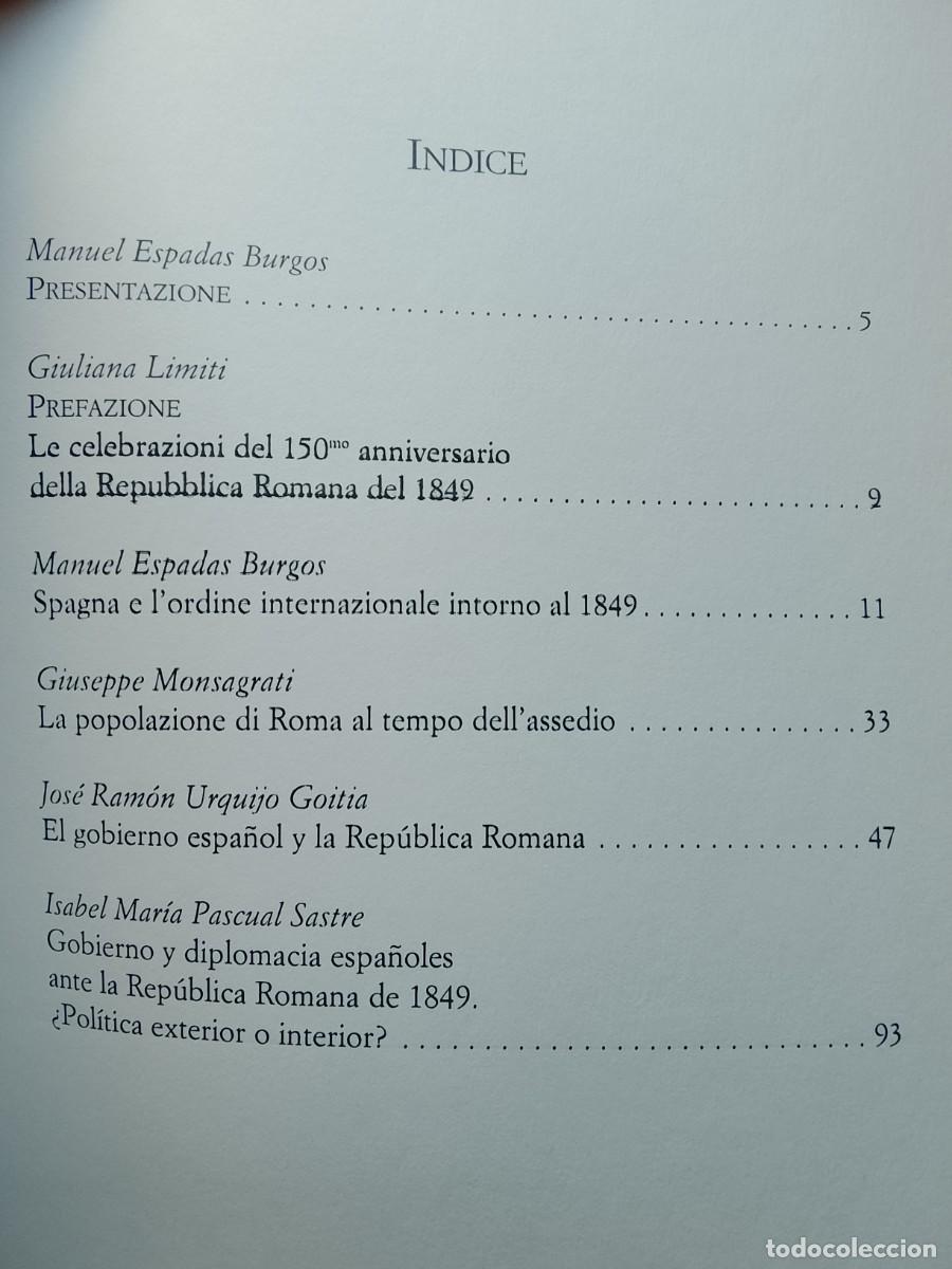Libros de segunda mano: Espa&ntilde;a y la rep&uacute;blica romana de 1849 - Foto 5