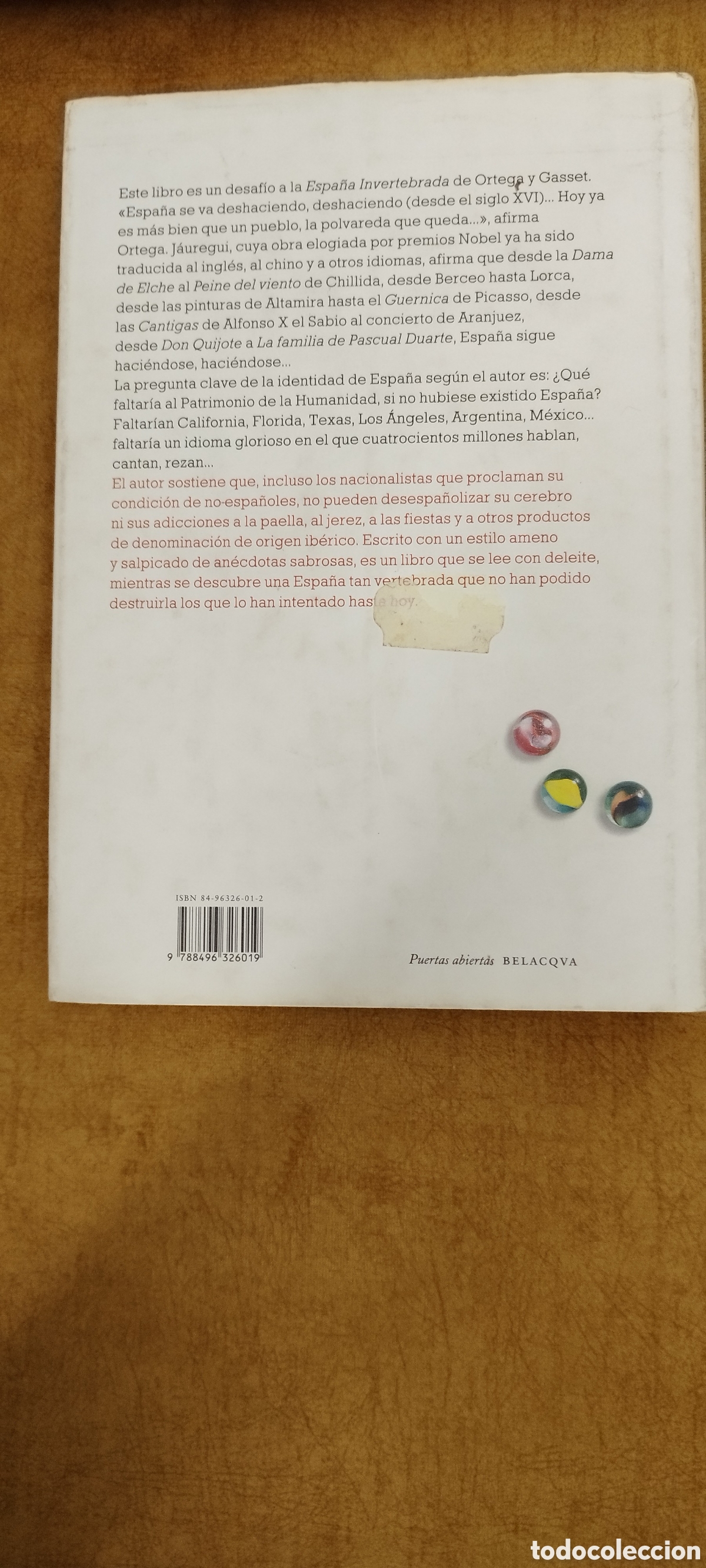 Libros de segunda mano: Espa&ntilde;a vertebrada de Jos&eacute; Antonio J&aacute;uregui - Foto 2