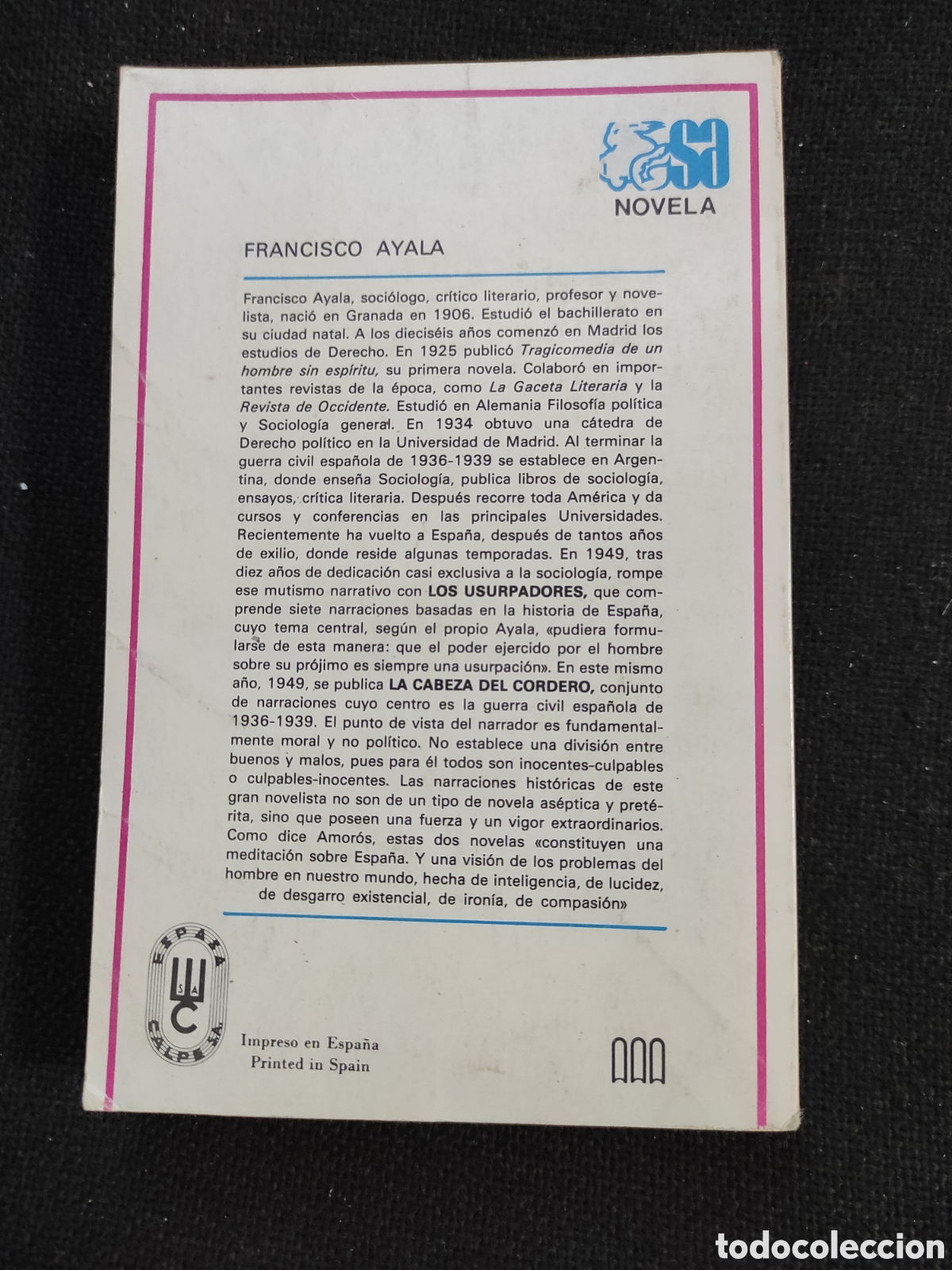 Libros de segunda mano: Los usurpadores/la cabeza del cordero - Foto 2