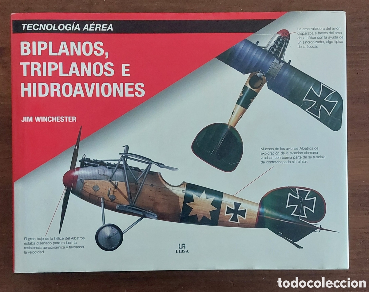 Libros de segunda mano: BIPLANOS, TRIPLANOS E HIDROAVIONES - Foto 1