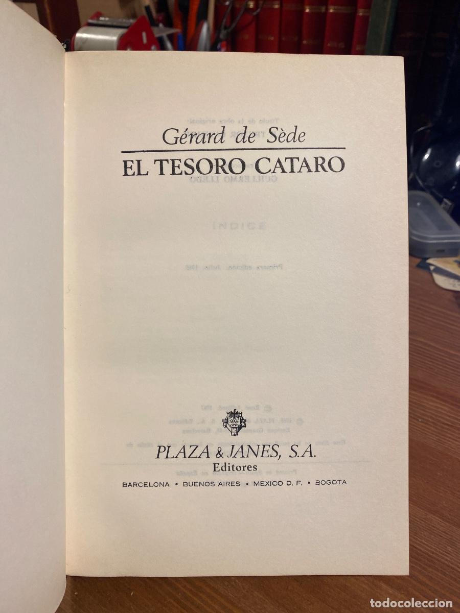 Libros de segunda mano: EL TESORO C&Aacute;TARO, GERARD DE SEDE. 1968 - Foto 3