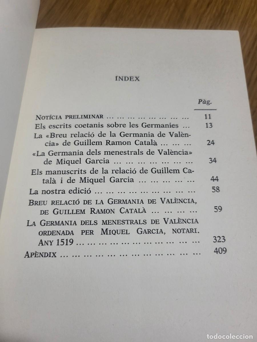 Libros de segunda mano: Cr&ograve;niques de les Germanies - Foto 4