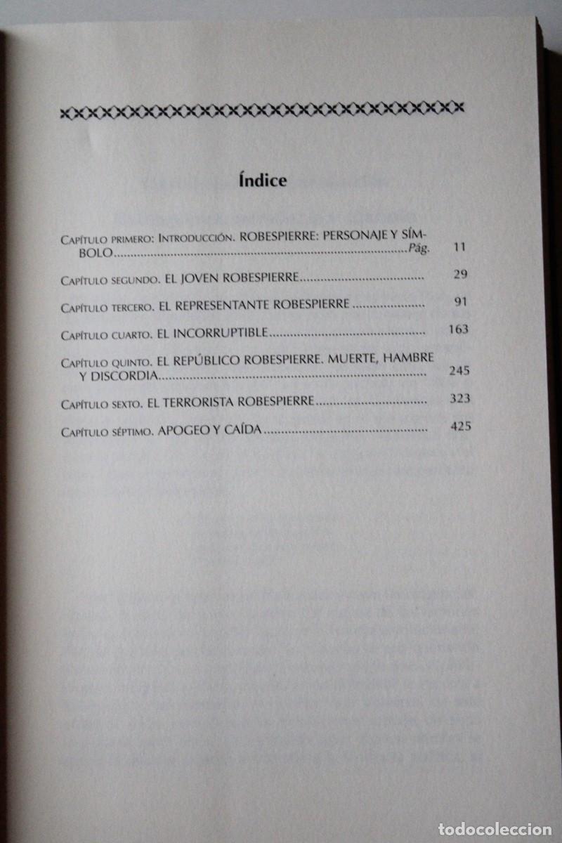 Libros de segunda mano: Demetrio Castro - Robespierre. La virtud del monstruo - Tecnos - Foto 4