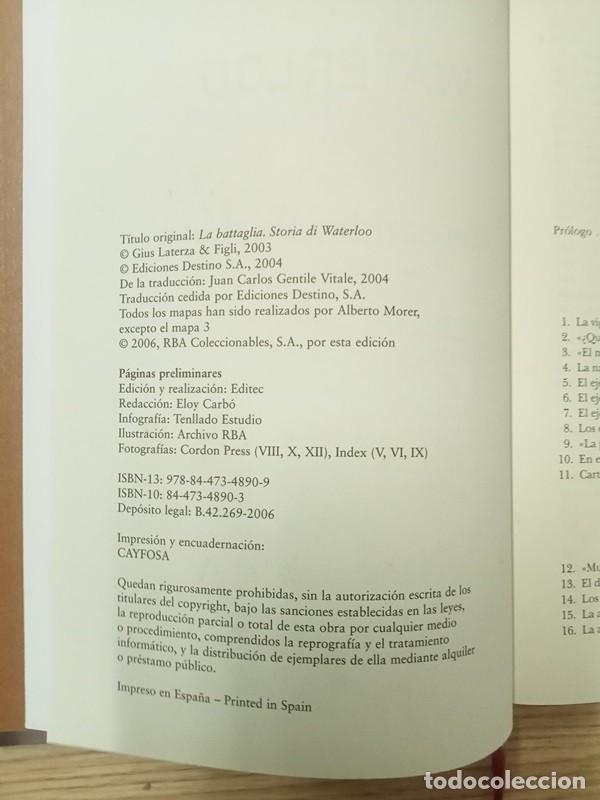 Libros de segunda mano: Waterloo Alessandro Barbero - Foto 3