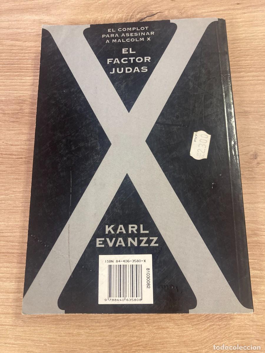 Libros de segunda mano: El factor Judas Karl Evanzz - Foto 2