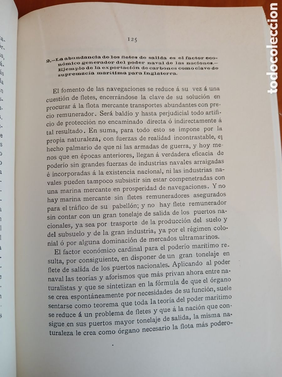 Libros de segunda mano: Del poder naval en Espa&ntilde;a. Joaqu&iacute;n S&aacute;nchez de Toca. - Foto 10