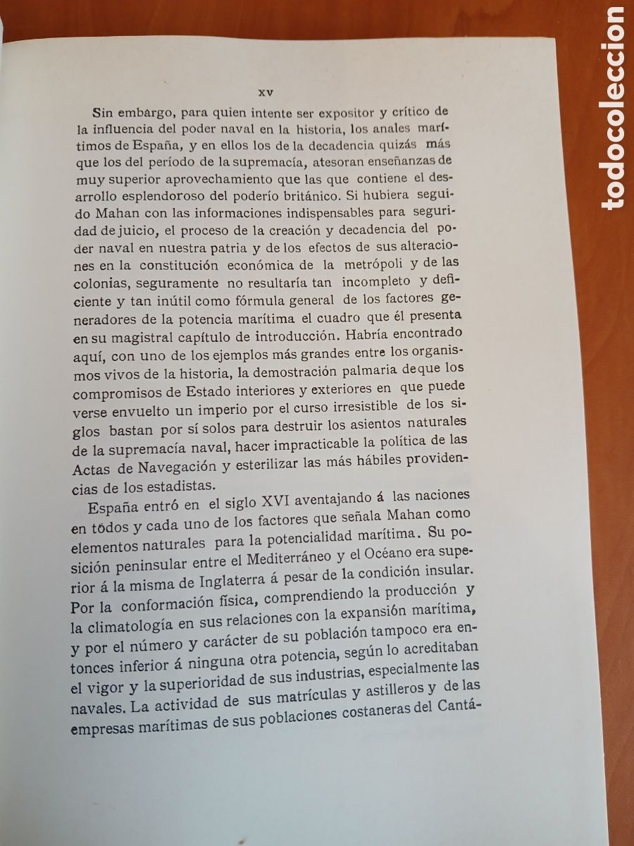 Libros de segunda mano: Del poder naval en Espa&ntilde;a. Joaqu&iacute;n S&aacute;nchez de Toca. - Foto 13