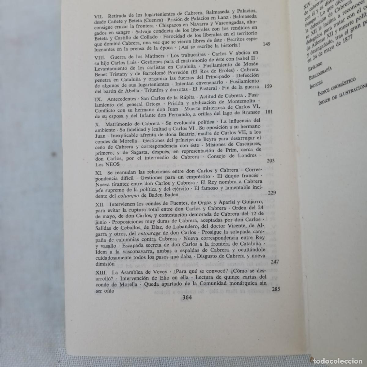 Libros de segunda mano: VIDA DE RAMON CABRERA Y LAS GUERRAS CARLISTAS. - Foto 4