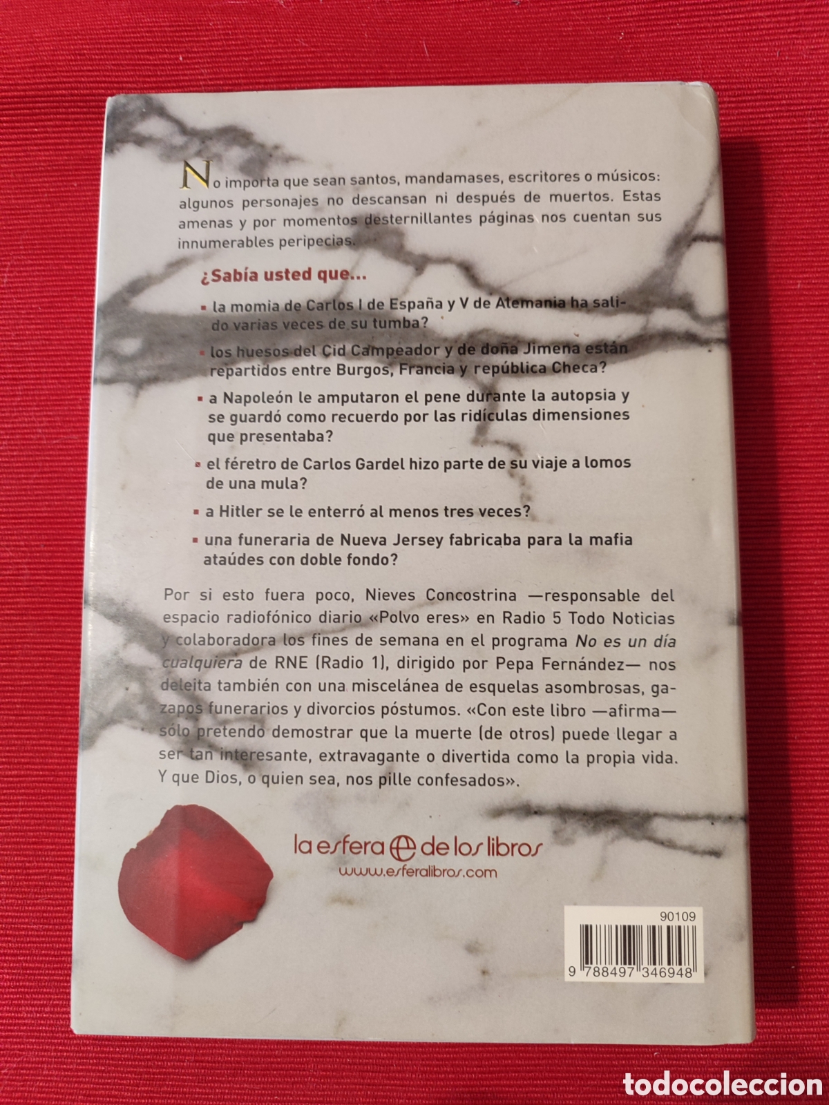 Libros de segunda mano: &rdquo;Polvo eres...&rdquo; Nieves Concostrina. - Foto 3