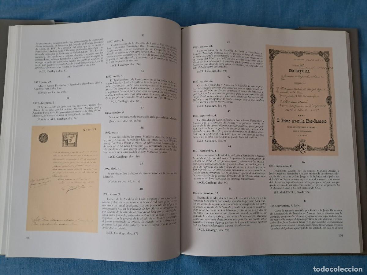 Libros de segunda mano: LIBRO &rdquo;EL EDIFICIO GAUD&Iacute; DE LE&Oacute;N (CASA BOTINES)&rdquo; - Foto 6
