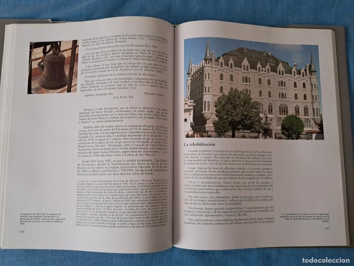 Libros de segunda mano: LIBRO &rdquo;EL EDIFICIO GAUD&Iacute; DE LE&Oacute;N (CASA BOTINES)&rdquo; - Foto 7