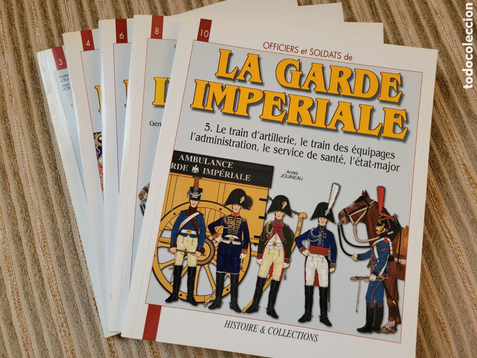 Livres d'occasion: LA GARDE IMPERIALE : 5 tomos (en frances)