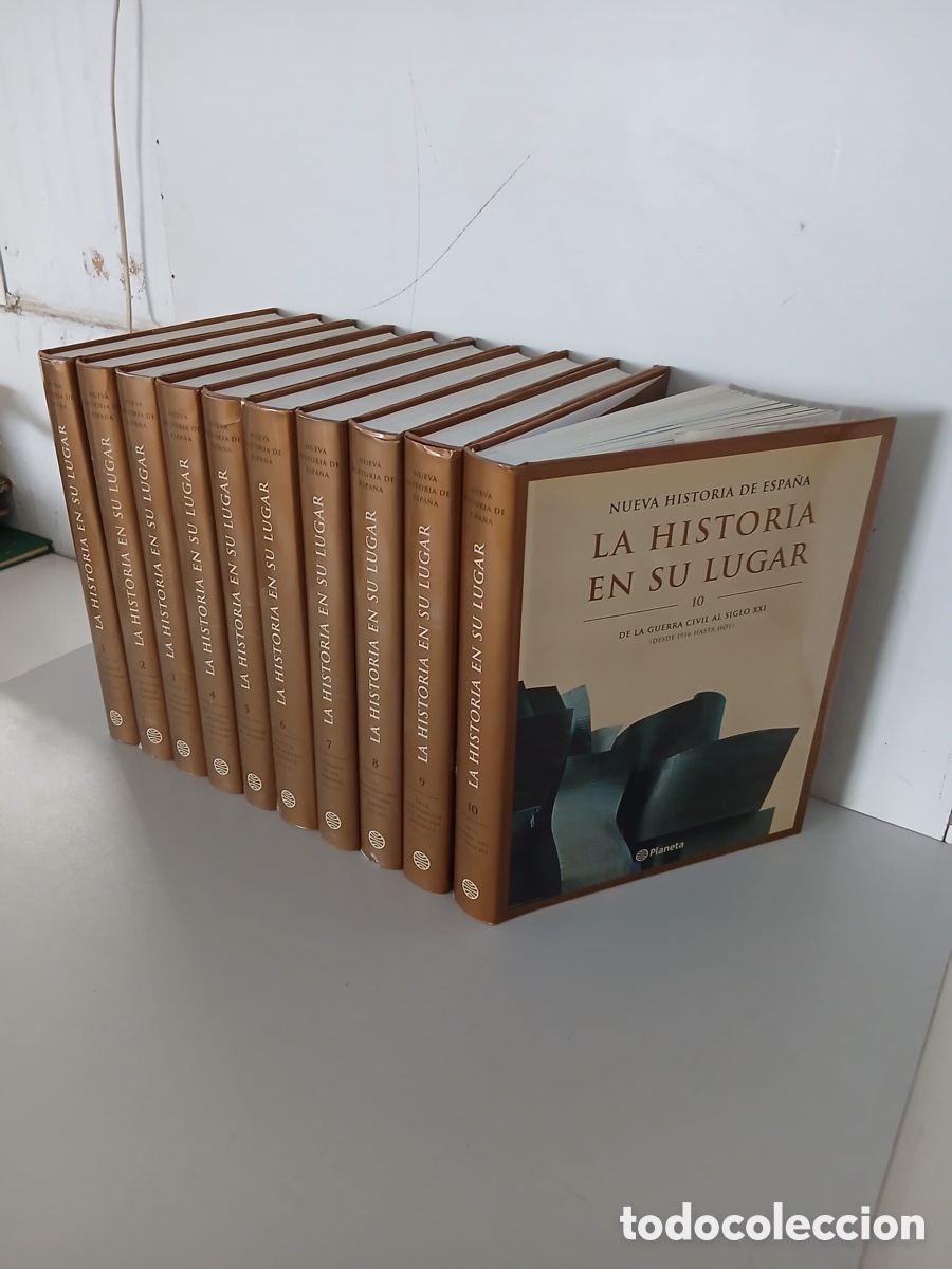 Libros de segunda mano: LA HISTORIA EN SU LUGAR. 10 TOMOS - Foto 2