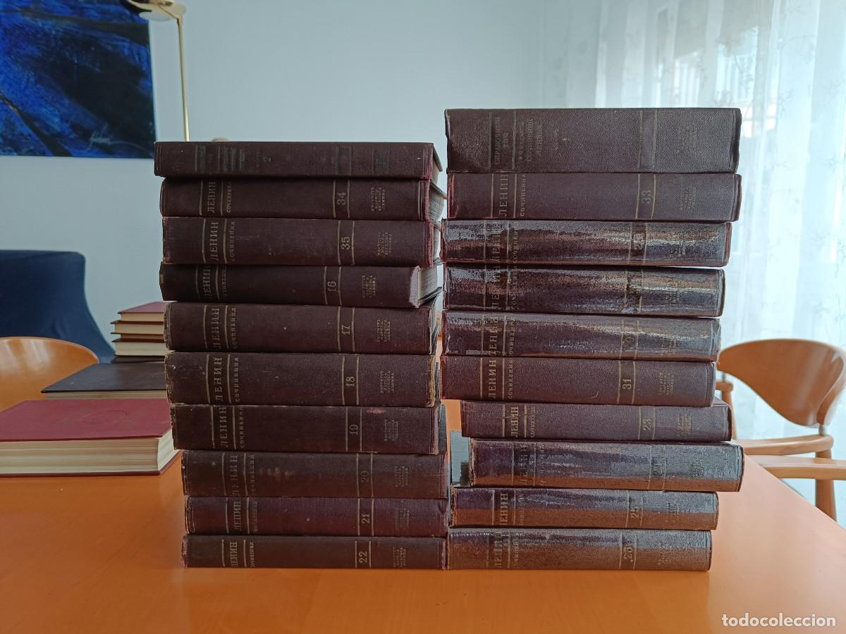 Libros de segunda mano: Ensayos. Tomos I al 44 (parcial). Idioma ruso.- Lenin, Vladimir Ilich