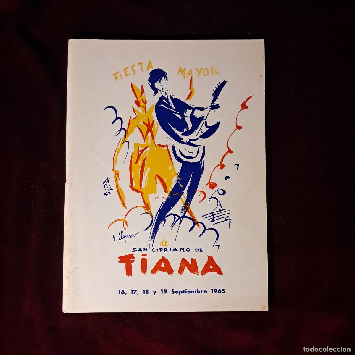Libros de segunda mano: FIESTA MAYOR DE SAN CIPRIANO DE TIANA 1965