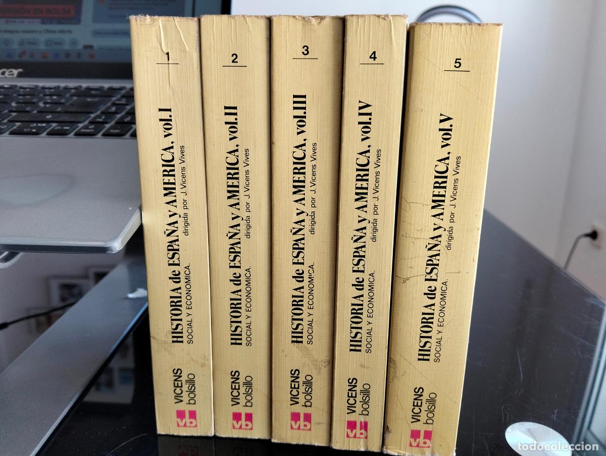 Libros de segunda mano: Historia de Espa&ntilde;a y America, Social y Economia. Vicens Vives, 1974. VISITA MI CATALOGO L54
