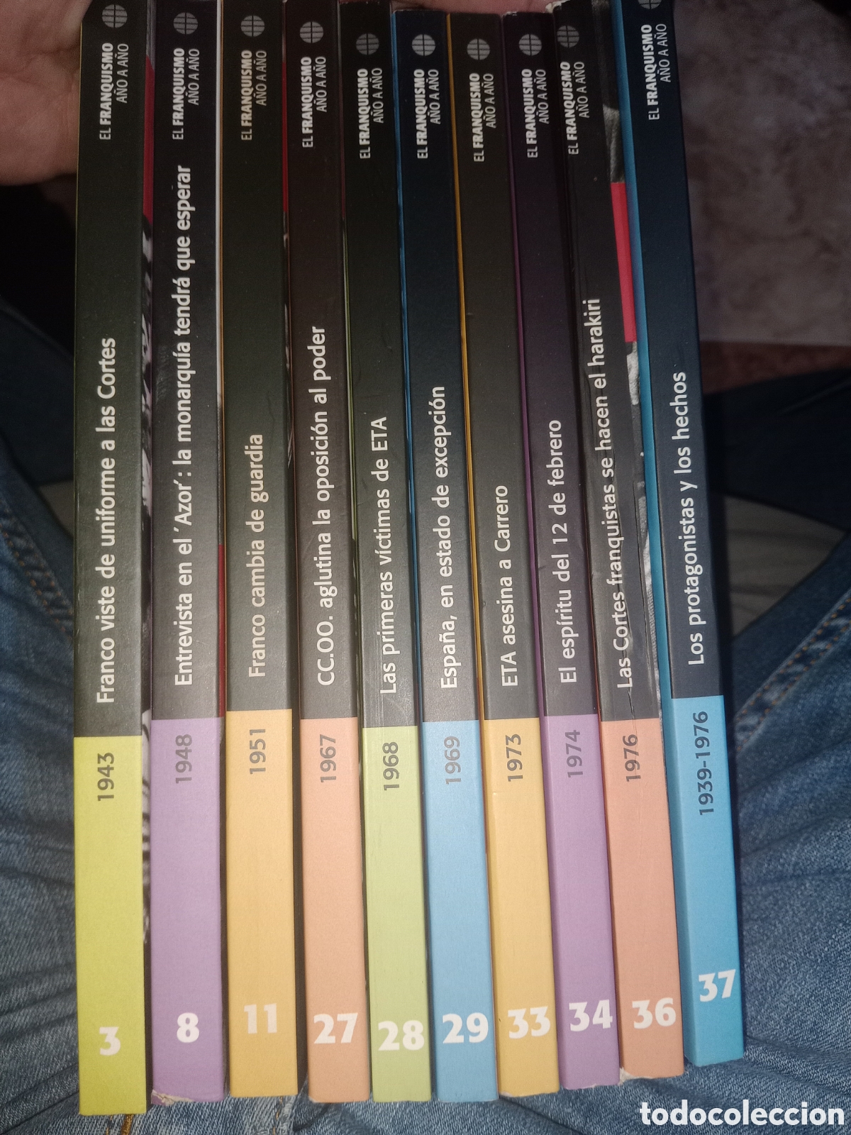 Libros de segunda mano: El franquismo a&ntilde;o a a&ntilde;o biblioteca el mundo 10 vol&uacute;menes leer descripci&oacute;n