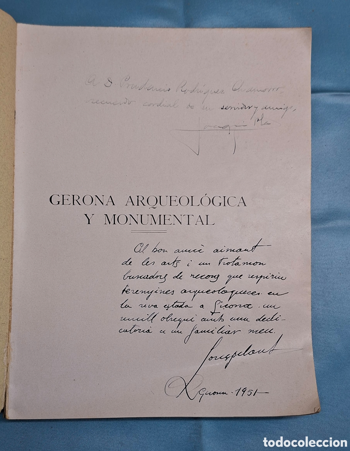 Libros de segunda mano: Libro Gerona Arqueol&oacute;gica 1953 - Foto 2