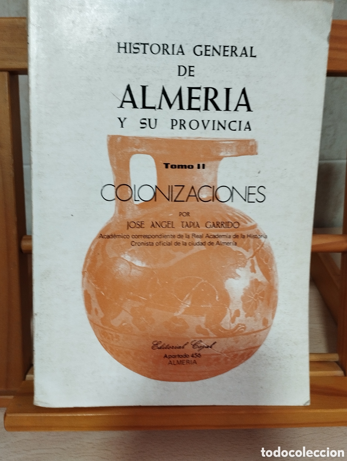 Libros de segunda mano: LIBRO HISTORIA GENERAL DE ALMER&Iacute;A Y SU PROVINCIA -J.A. TAPIA GARRIDO