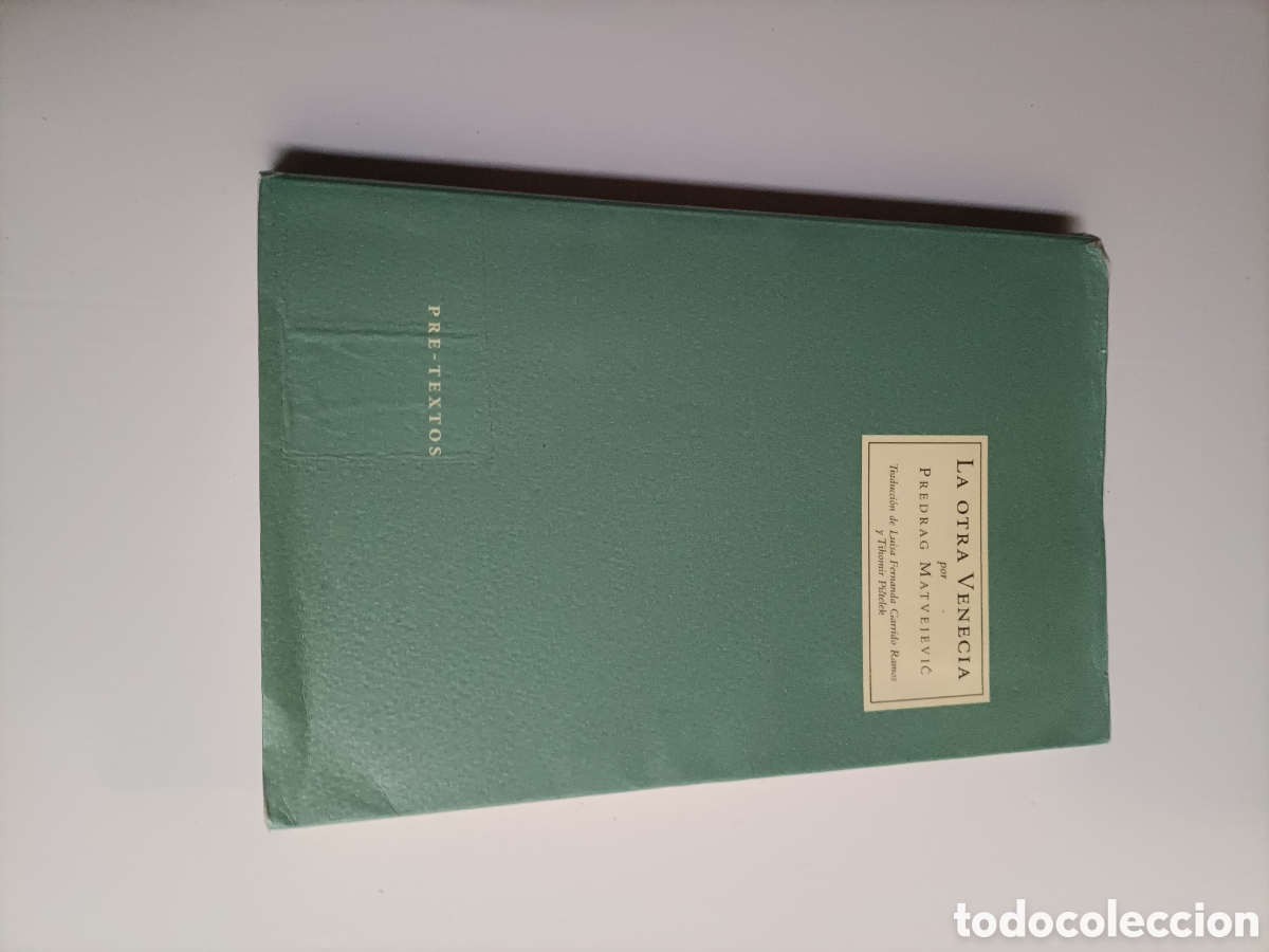 Libros de segunda mano: La otra Venecia. Predrag Matvejevic