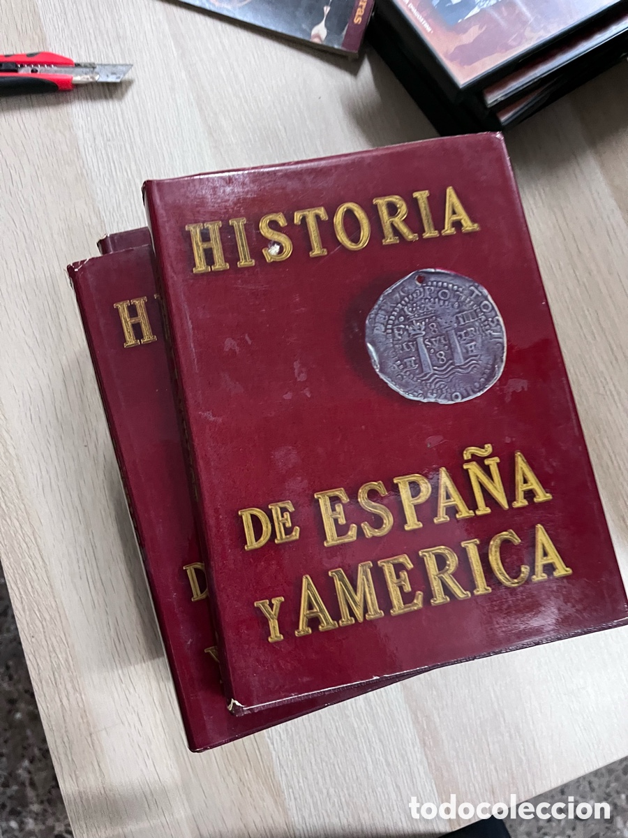 Libros de segunda mano: HISTORIA SOCIAL Y ECONOMICA DE ESPA&Ntilde;A Y AMERICA complete 5 tomos