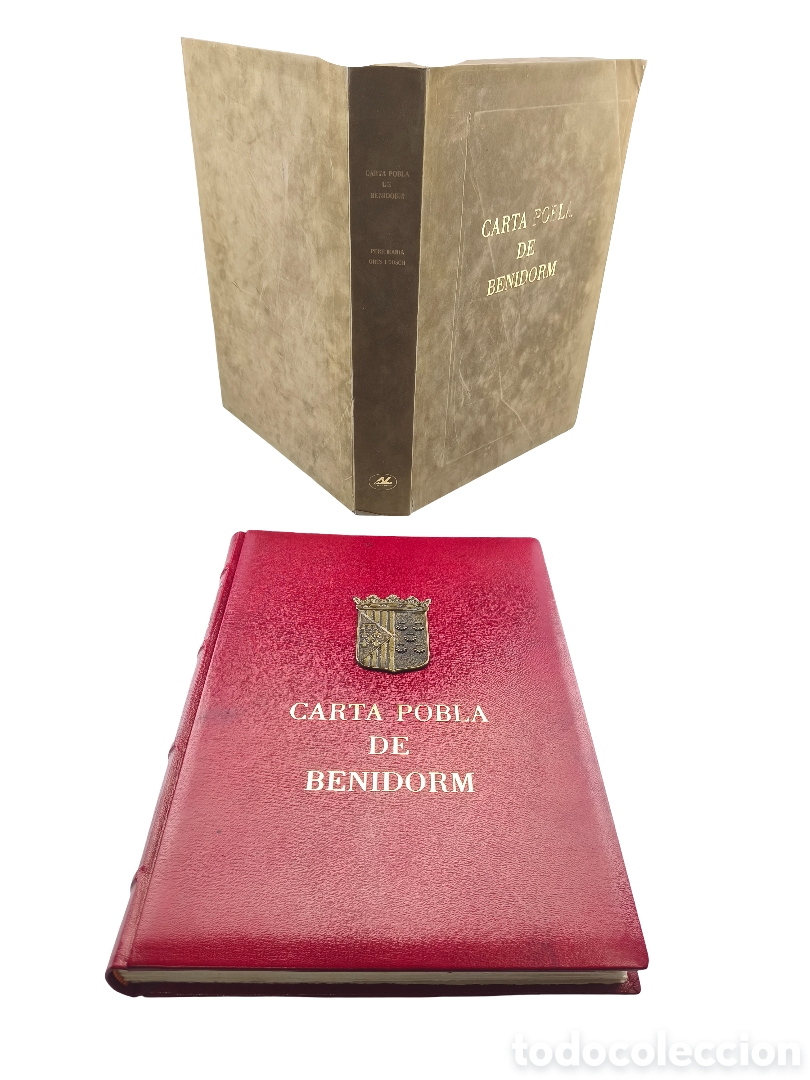 Libros de segunda mano: Carta Pobla de Benidorm - Pere Maria Orts i Bosch - Edici&oacute;n de Lujo 300 Ejemplares - Grabados Gilmar
