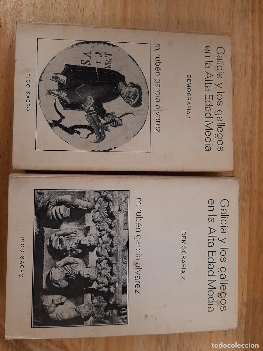 Libros de segunda mano: Galicia y los gallegos en la Alta Edad Media I y II - M. Rub&eacute;n Garc&iacute;a &Aacute;lvarez - Pico Sacro, 1975
