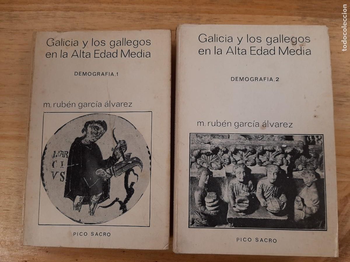 Libros de segunda mano: Galicia y los gallegos en la Alta Edad Media I y II - M. Rub&eacute;n Garc&iacute;a &Aacute;lvarez - Pico Sacro, 1975