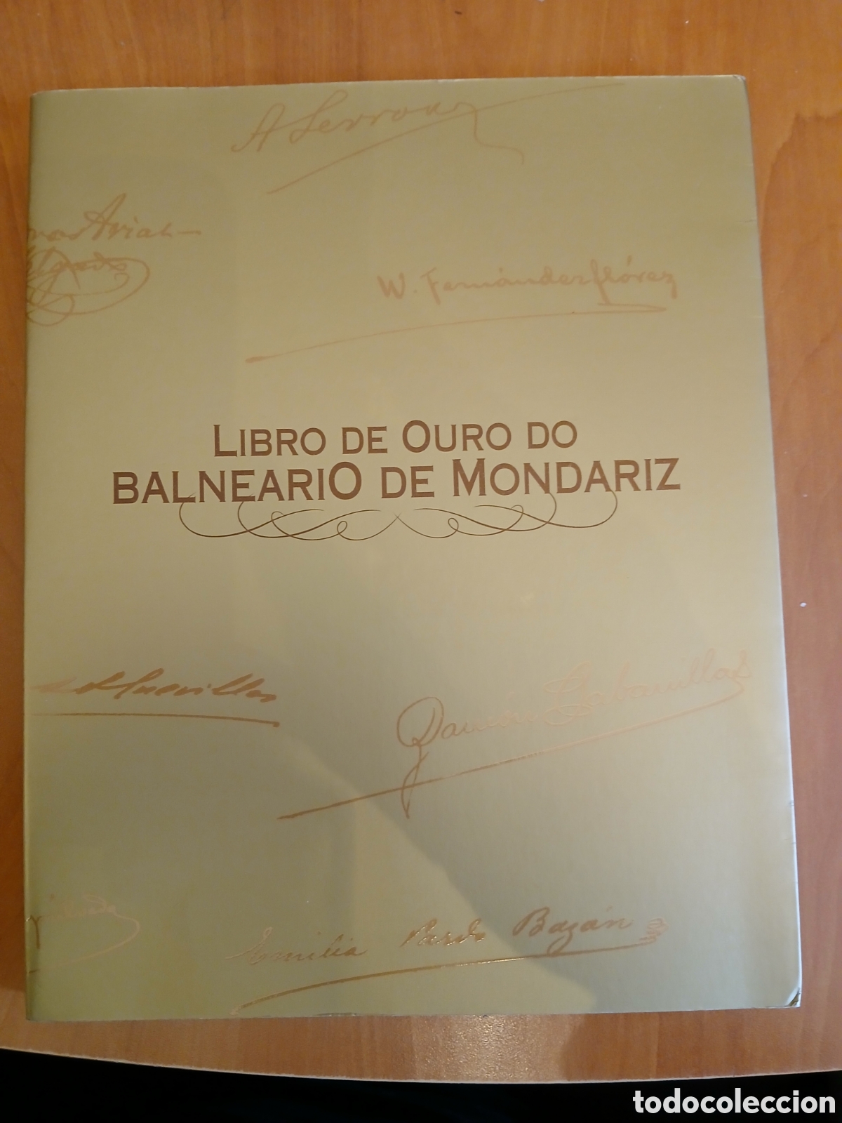 Libros de segunda mano: Libro de ouro do Balneario de Mondariz. GALICIA.