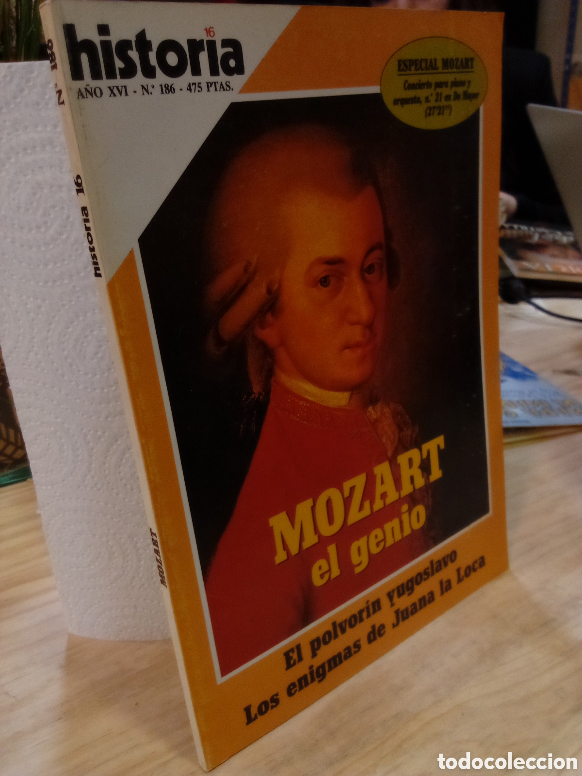 Livros em segunda m&atilde;o: Revista - historia 16 n.186 - Mozart el genio