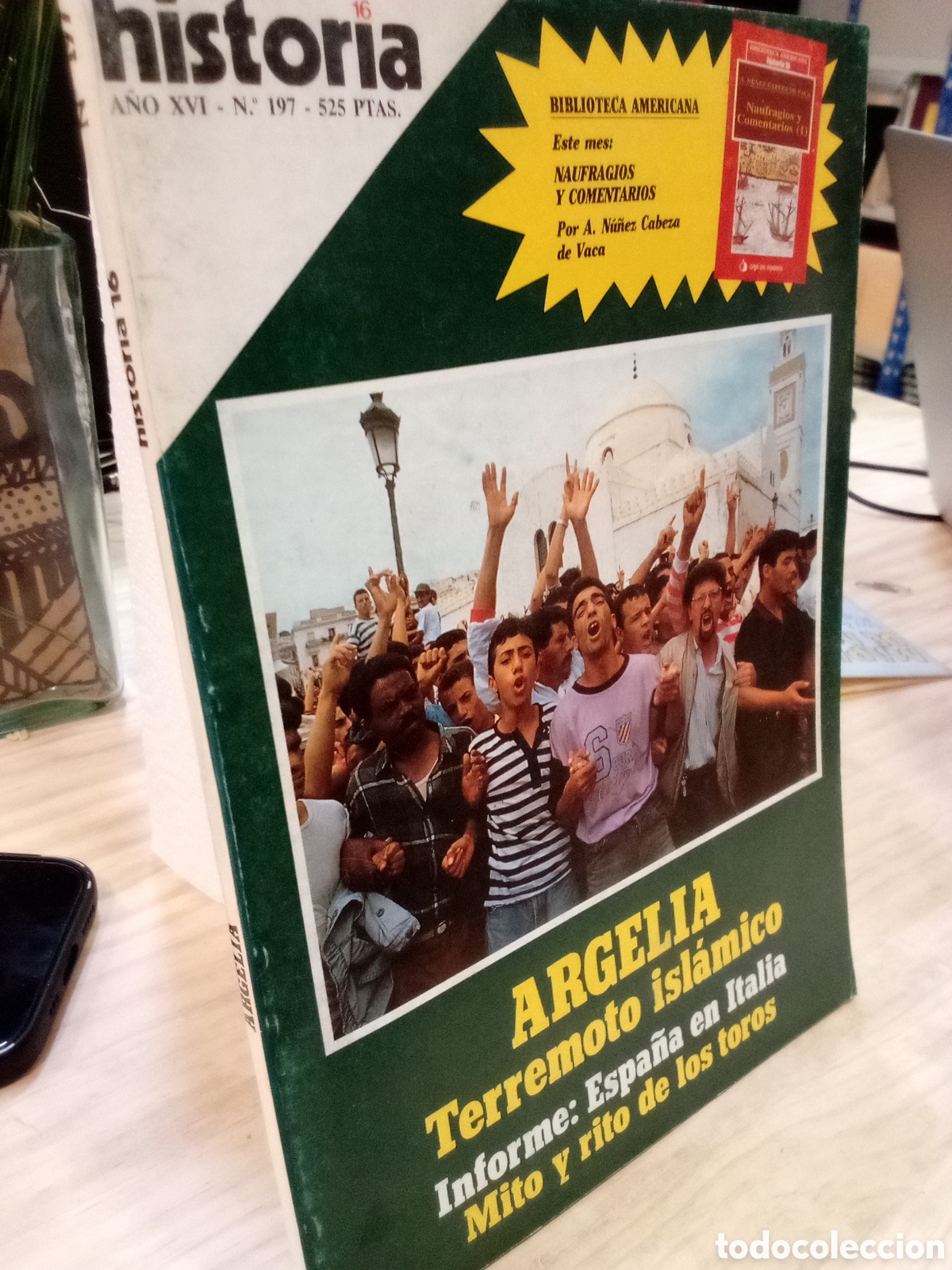 Livros em segunda m&atilde;o: Revista - historia 16 n. 197 - Argelia Terremoto Islamico