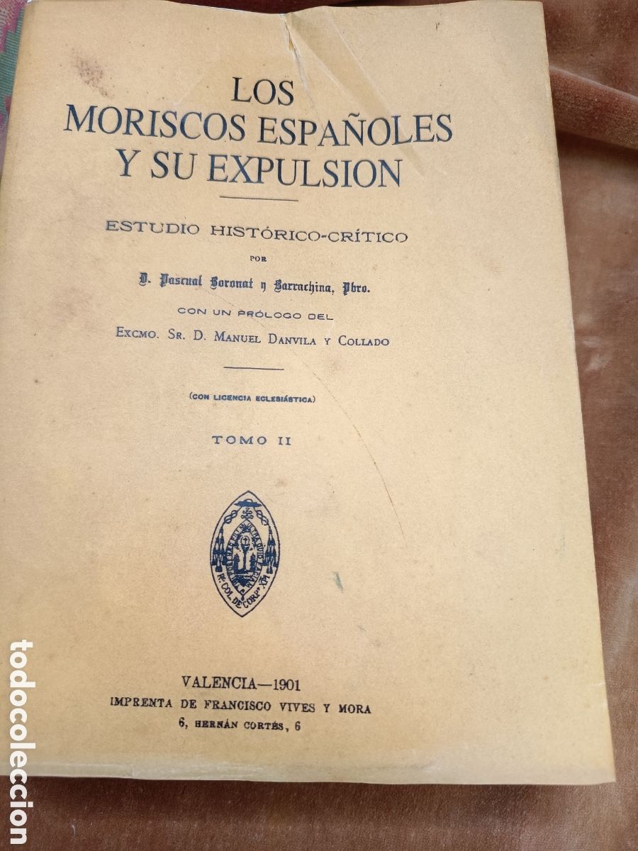 Libros de segunda mano: Los moriscos espa&ntilde;oles y su expulsi&oacute;n facsimil tomo II
