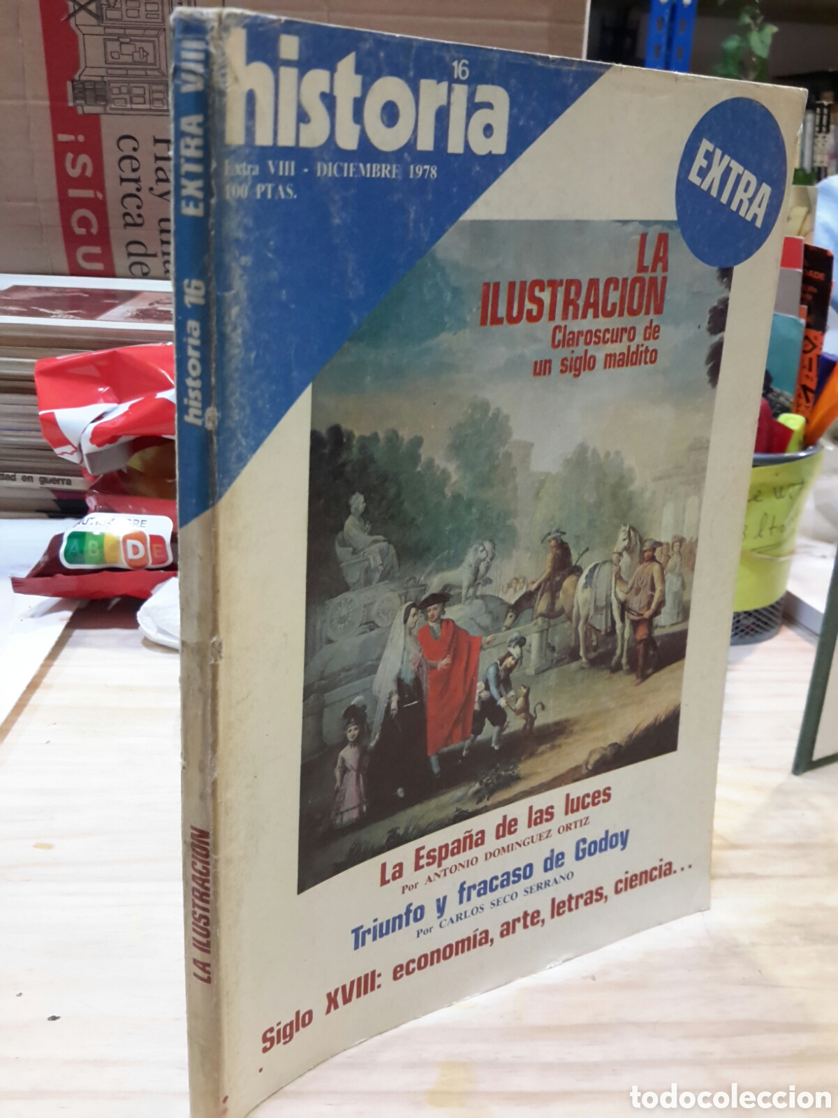 Libros de segunda mano: Revista - historia 16, n. Extra VIII - LA ILUSTRACION claroscuro de un siglo maldito