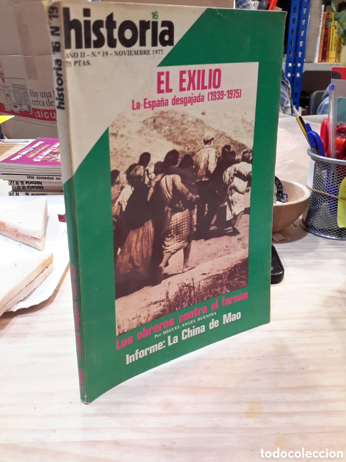Second hand books: Revista - historia 16 n. 19 - el exilio